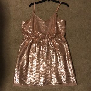 Rose Gold Sparkle Dress